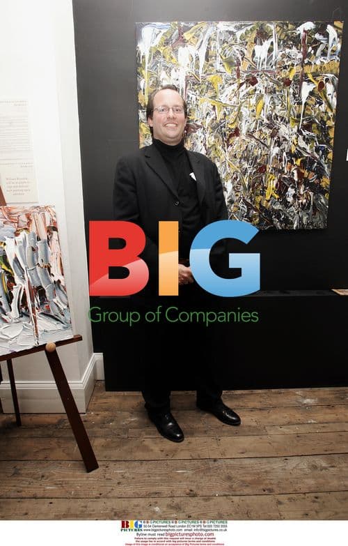 Greg Rusedski's brother at art show