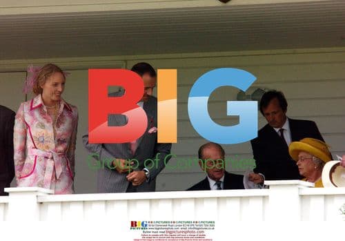 Queen Elizabeth and Marek Dochnal at Royal Windsor Cup Polo Match