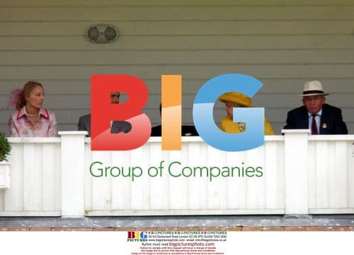 Queen Elizabeth and Marek Dochnal at Royal Windsor Cup Polo