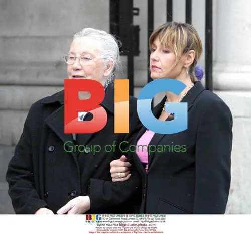 Mary Wragg and Gwendoline Richards outside court