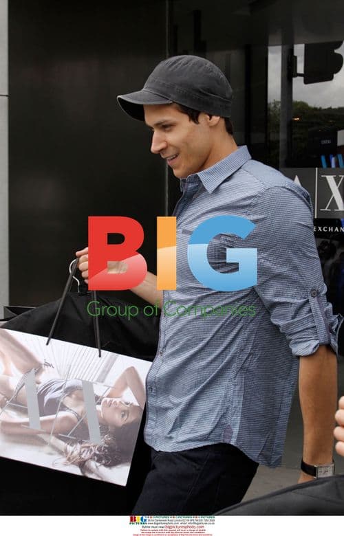 Alex Meraz shops at Armani Exchange