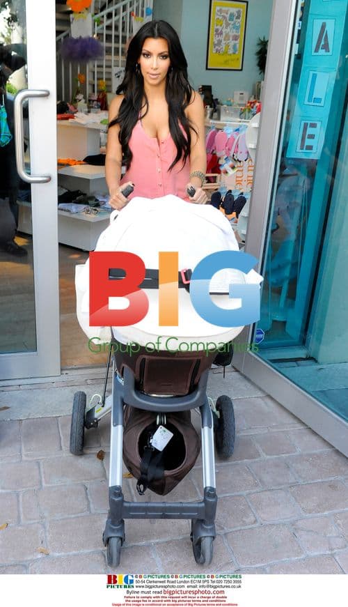 Kim Kardashian and Mason Disick Shopping