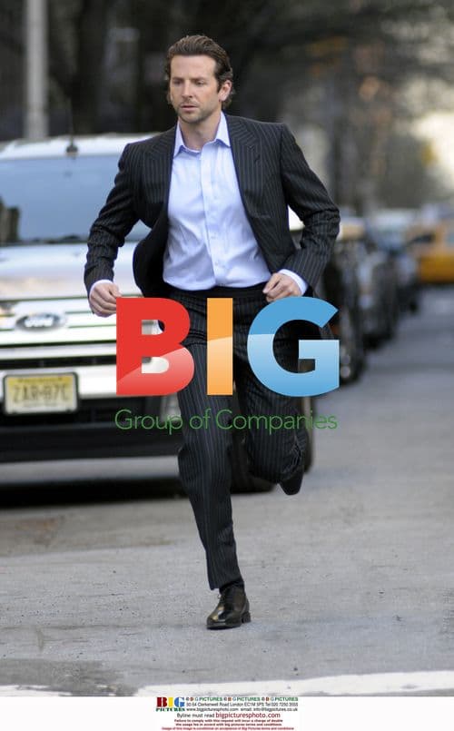 Bradley Cooper on Set of 'The Dark Fields'