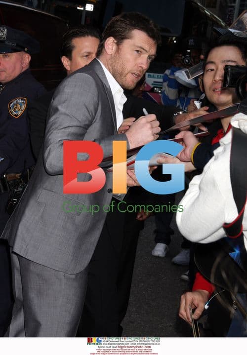 Sam Worthington at 'Late Show' in NYC
