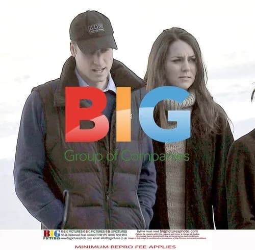 Prince William and Kate Middleton Skiing