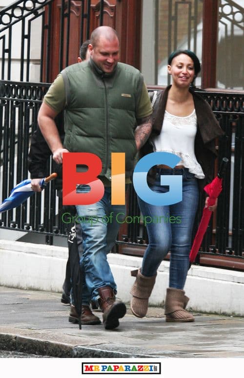 Amelle Berrabah Seen With Partner in Mayfair