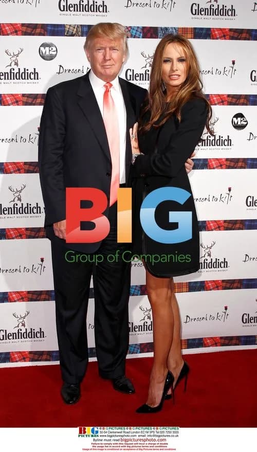 Donald Trump and Milania Trump at 'Dressed to Kilt' Show
