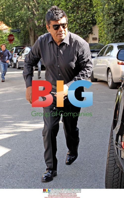 George Lopez Leaving Sandra Bullock's Home