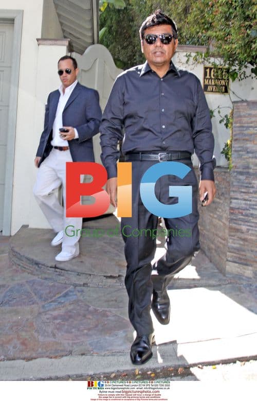 George Lopez Leaving Sandra Bullock's Home