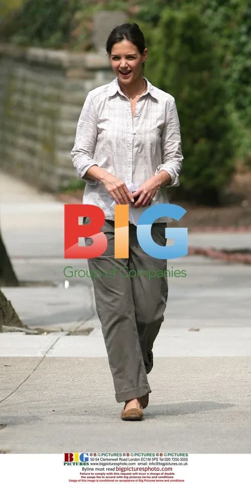 Katie Holmes on Set of 'Son of No One'