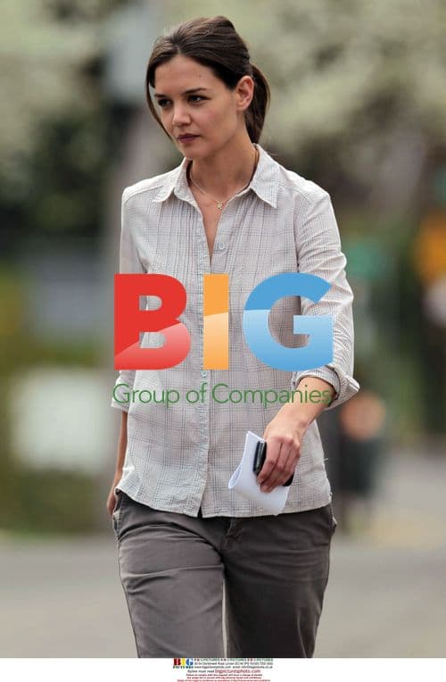 Katie Holmes on Set of 'Son of No One'