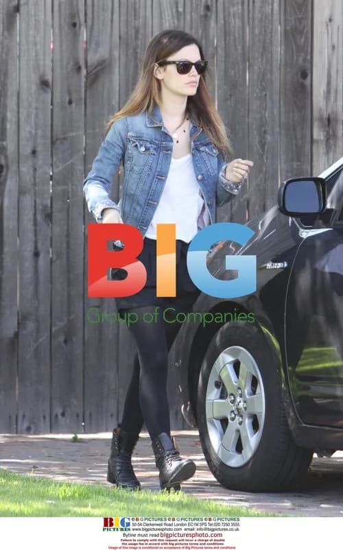 Rachel Bilson Fueling Up in LA