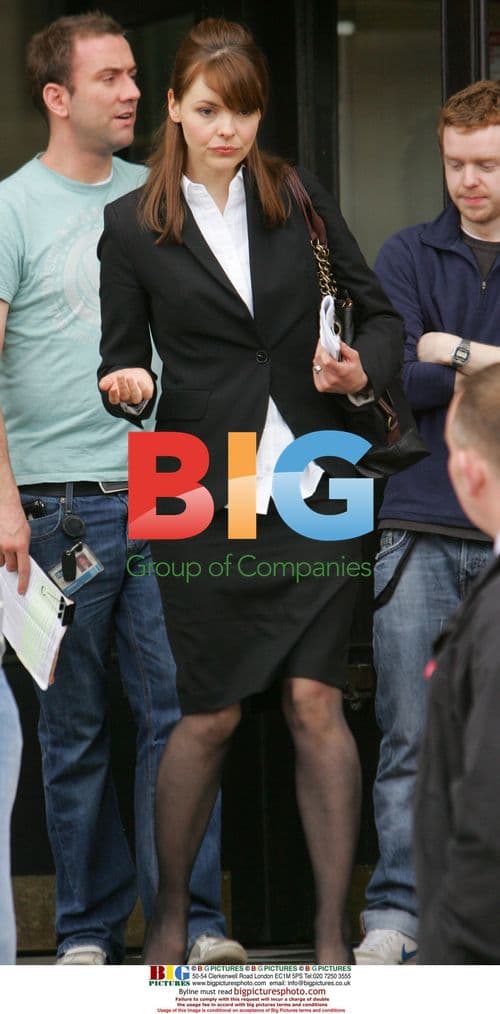 Kate Ford on Coronation Street Set