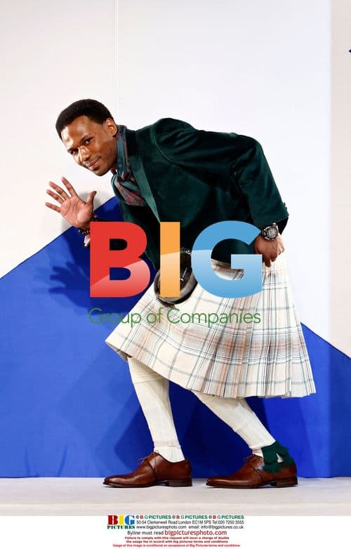 Shani Davis at 'Dressed to Kilt' charity fashion show