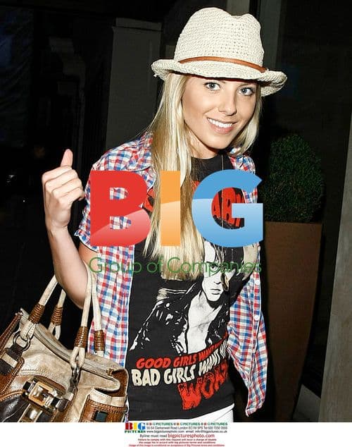 Mollie King Leaving The Mayfair Hotel