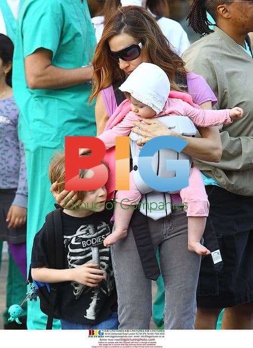 Sarah Jessica Paker and kids in NYC