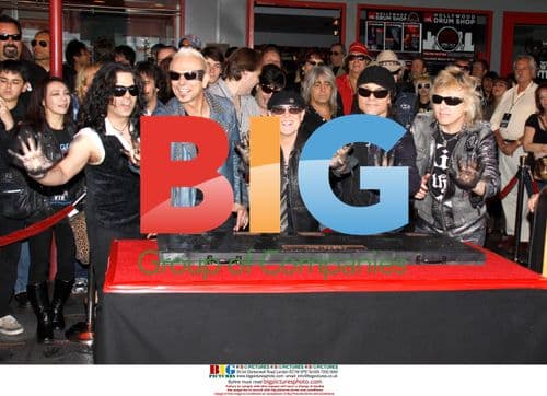 Scorpions Inducted into Hollywood's RockWalk