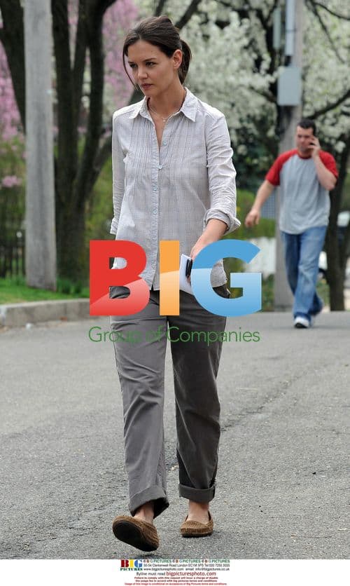 Katie Holmes on 'Son of No One' Set