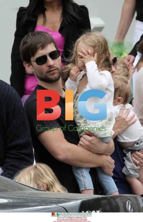 Tobey Maguire at Easter Party in Malibu