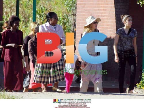 Madonna with daughters in Malawi