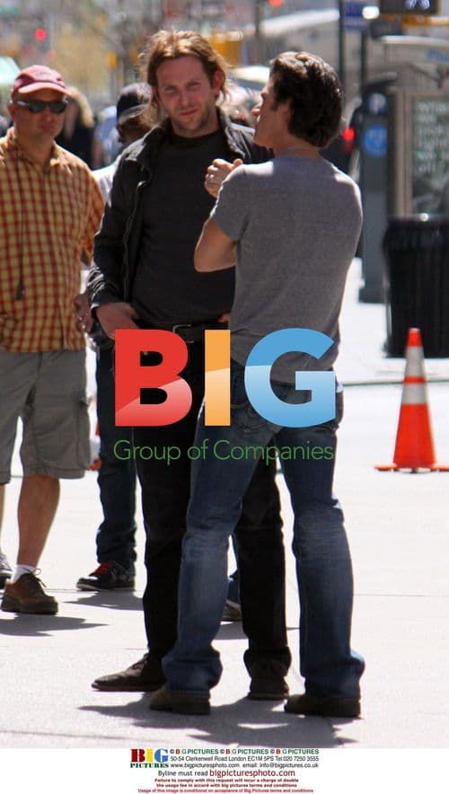 Bradley Cooper on set of "The Dark Fields"