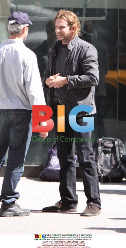 Bradley Cooper on the set of "The Dark Fields"