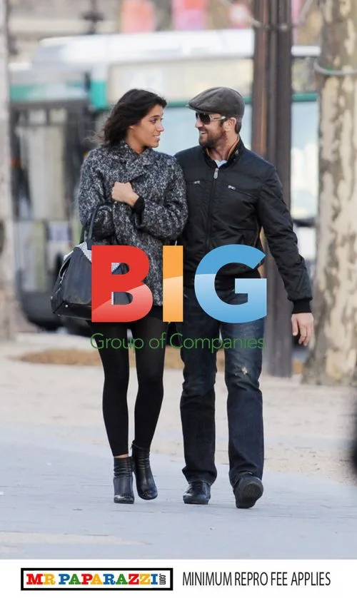 Gerard Butler and Laurie Cholewa in Paris
