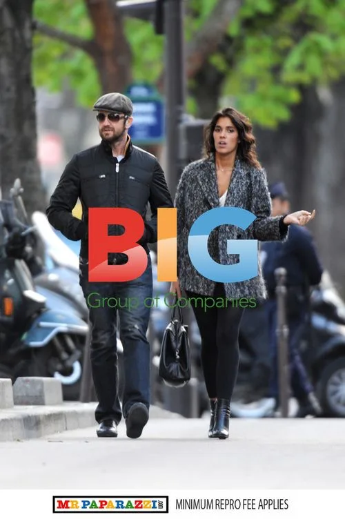 Gerard Butler with Laurie Cholewa in Paris