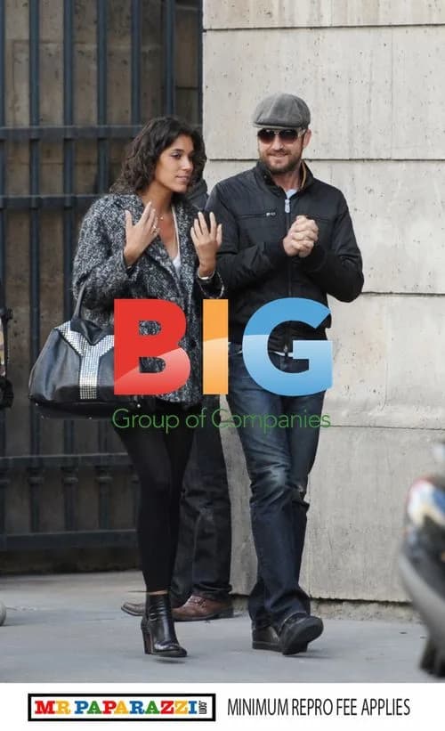 Gerard Butler spotted with Laurie Cholewa in Paris