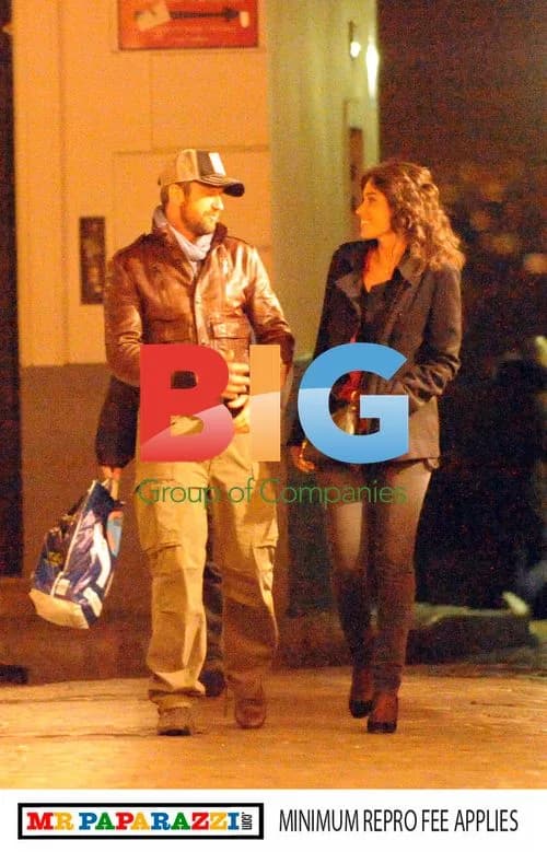 Gerard Butler and Laurie Cholewa in Paris