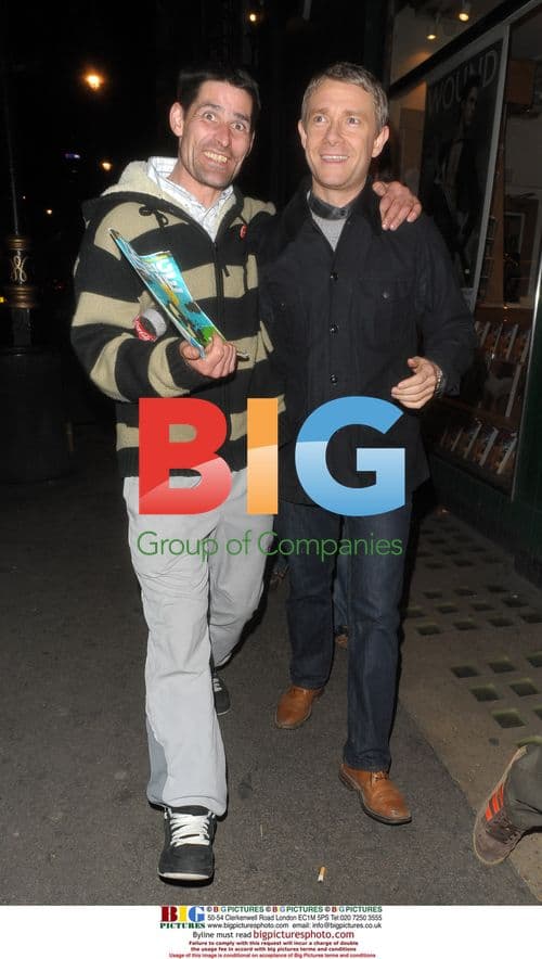 Martin Freeman Spotted in Soho