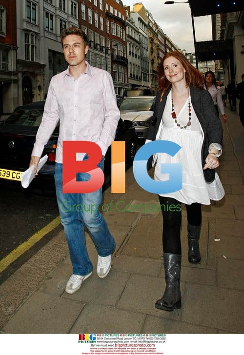 Amy Nuttal Leaving Hotel