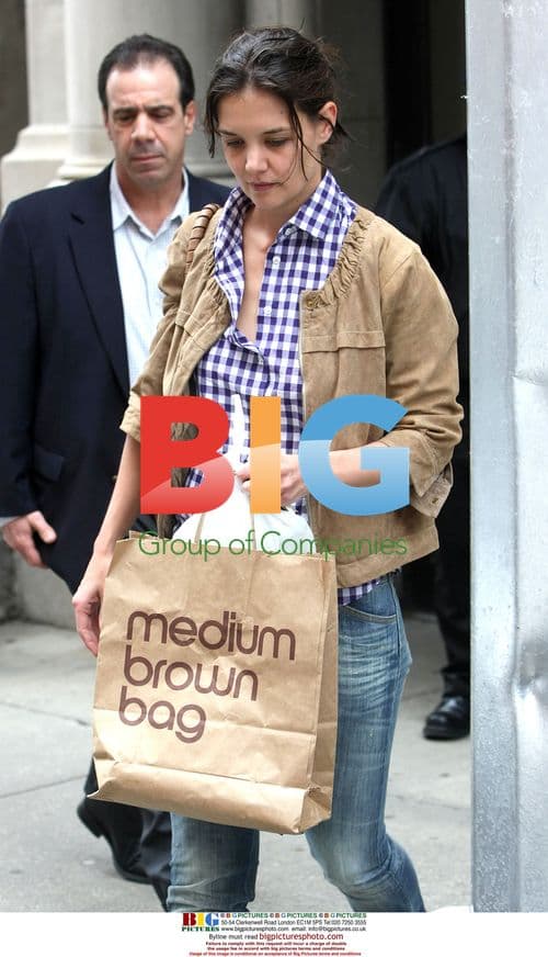 Katie Holmes Shopping at Bloomingdales