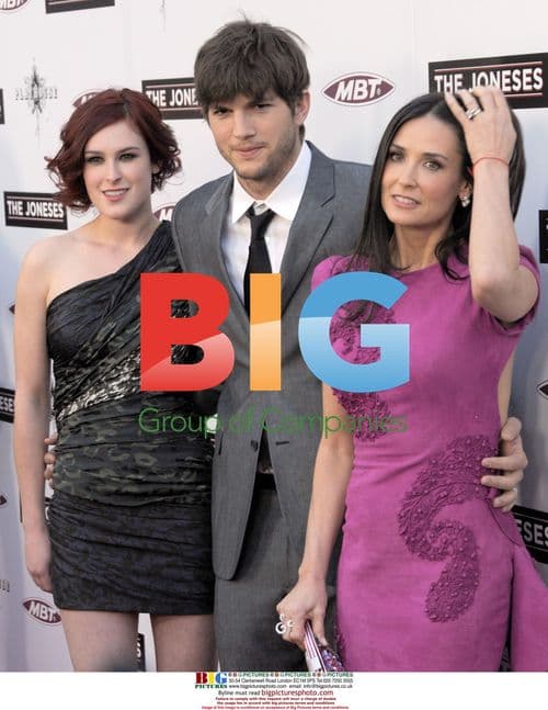Rumer, Demi and Ashton at 'The Joneses' Premiere
