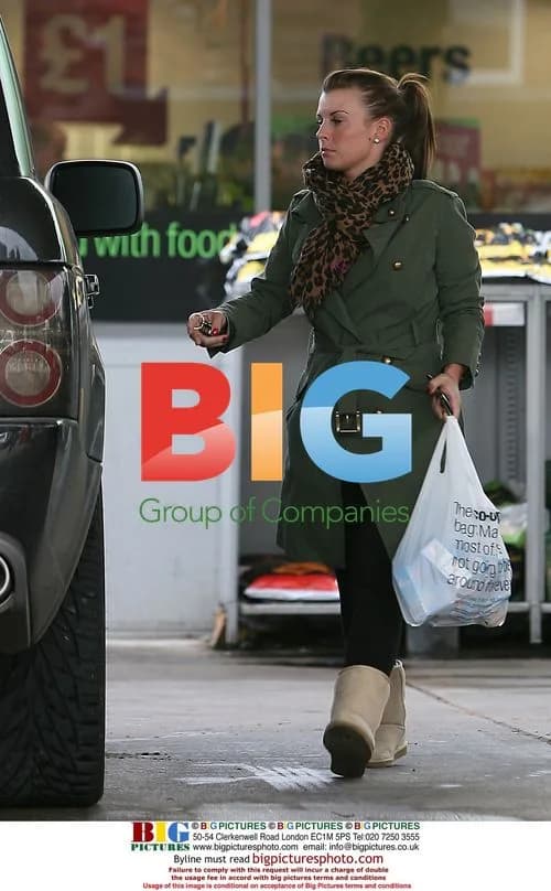 Coleen Rooney at Petrol Station