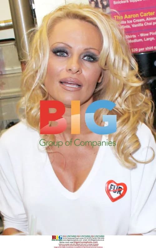 Pamela Anderson at Vegan Milkshake Event