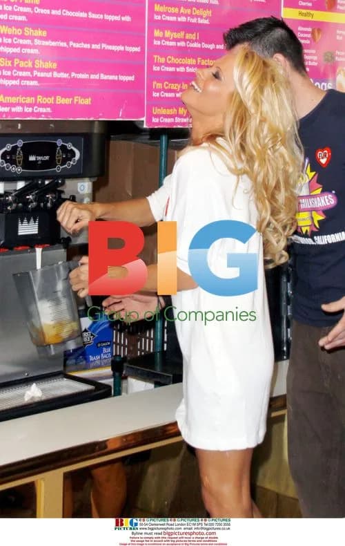 Pamela Anderson at Vegan Milkshake Event