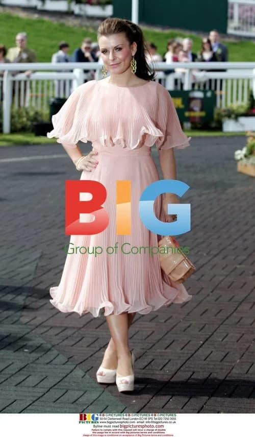 Coleen Rooney out in Aintree