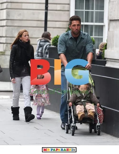 Charlotte Church Family Walk in London
