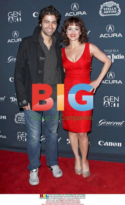 Adrien Grenier and Carla Gugino at 'Elektra Luxx' Premiere