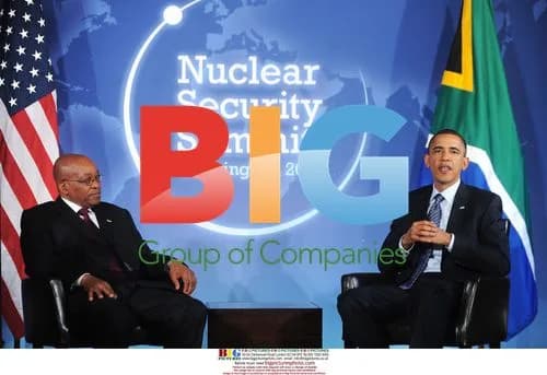Obama and Zuma at Nuclear Summit