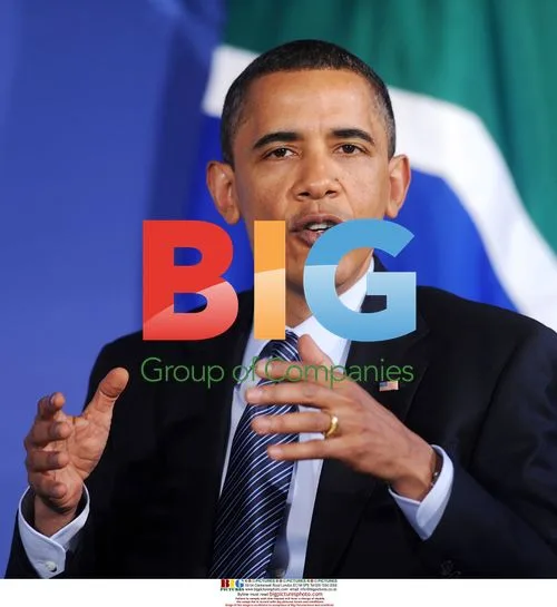 Obama and Zuma Meeting at Blair House