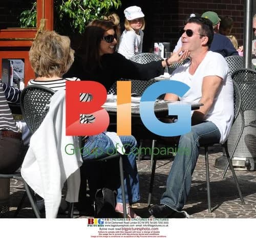 Simon Cowell and fiance brunch in Beverly Hills
