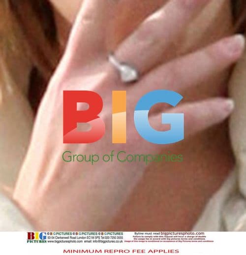 Charlotte Church Sports Engagement Ring in London