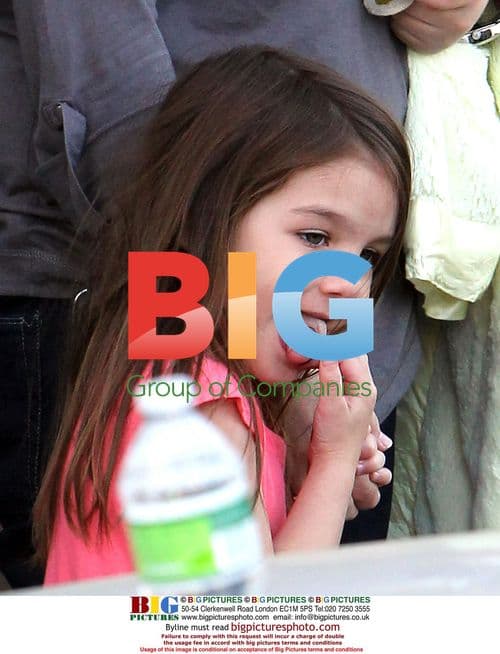 Suri Cruise on Film Set