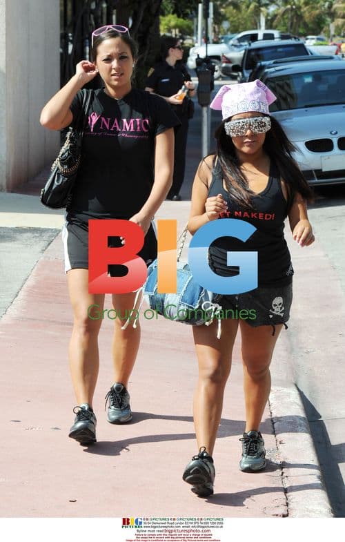 Sammi and Snooki Workout in Miami
