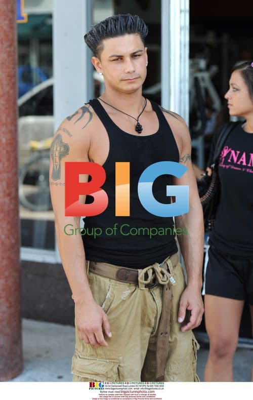 Pauly D of "Jersey Shore" Hitting Gym in Miami