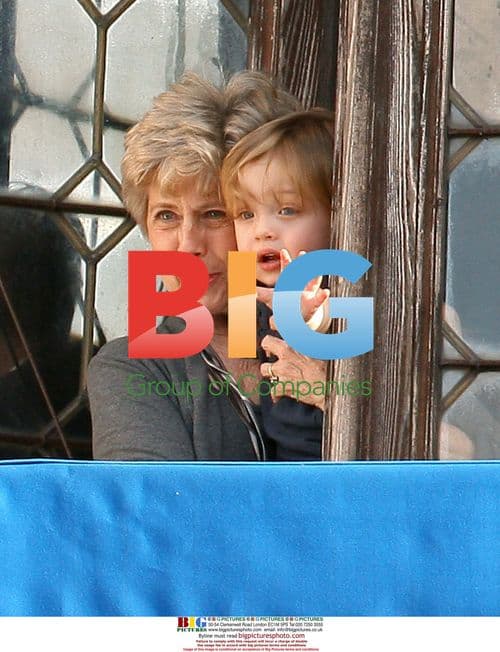 Brad Pitt's mom with grandson in Venice