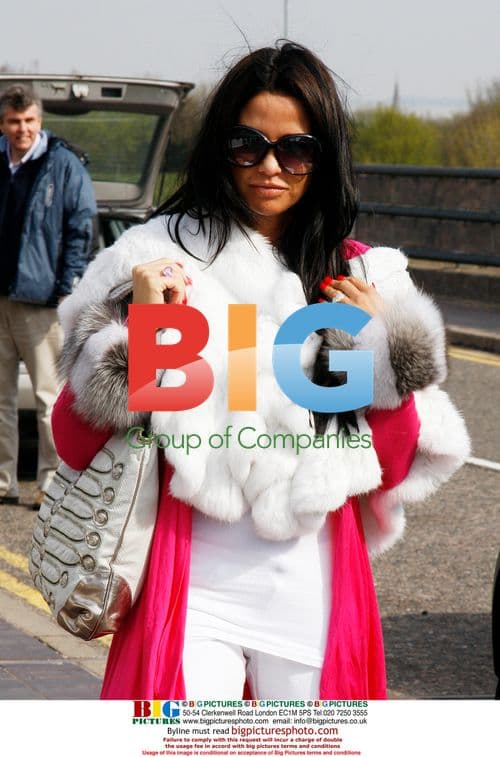 Katie Price and Alex Reid at the Airport