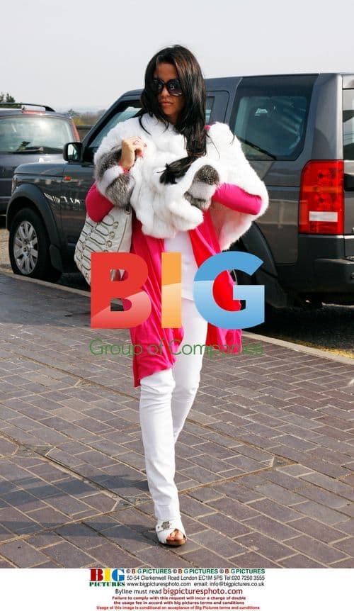 Katie Price and Alex Reid at Airport